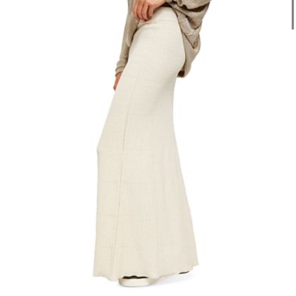 Free People shine Bright Maxi Sweater Skirt